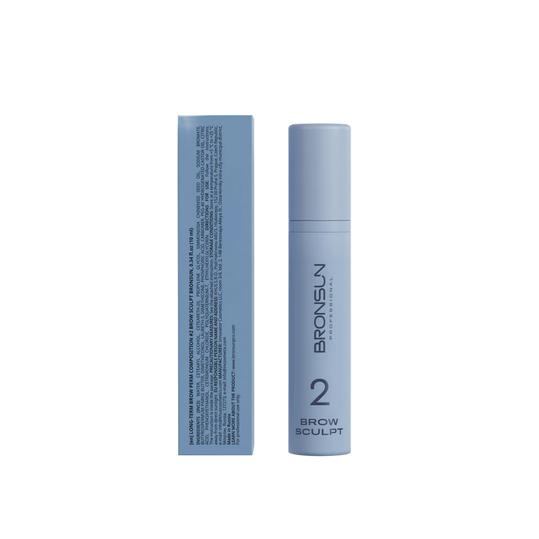 Bronsun - Long Term Brow Perm Composition, #2 Brow Sculpt (10ml)
