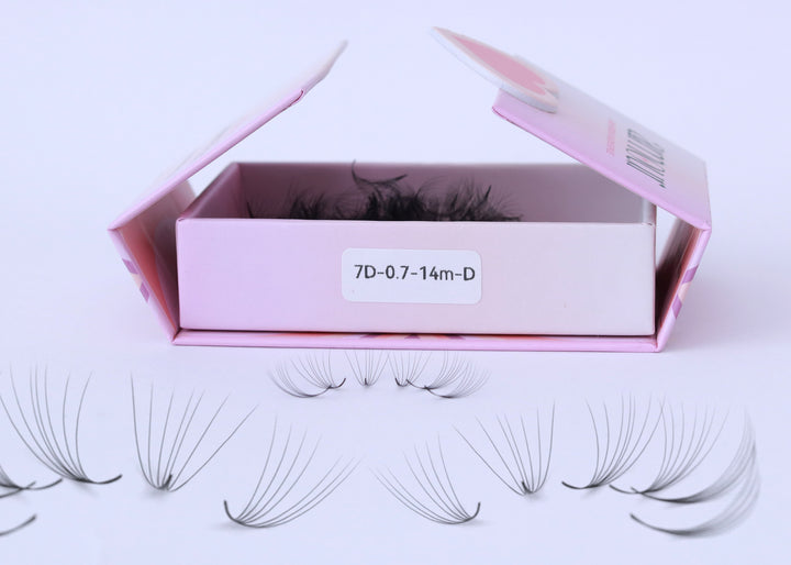 7D (0.07) | Pro-made Loose Volume fans ( 1000 fans per tray )
