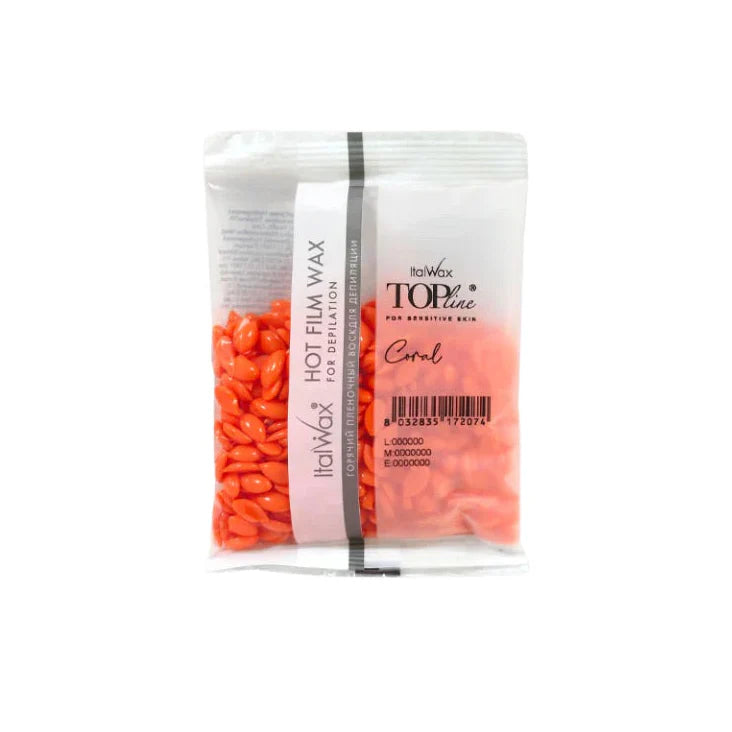 Italwax - Hard Wax Top Line Coral, Sample size - 100G