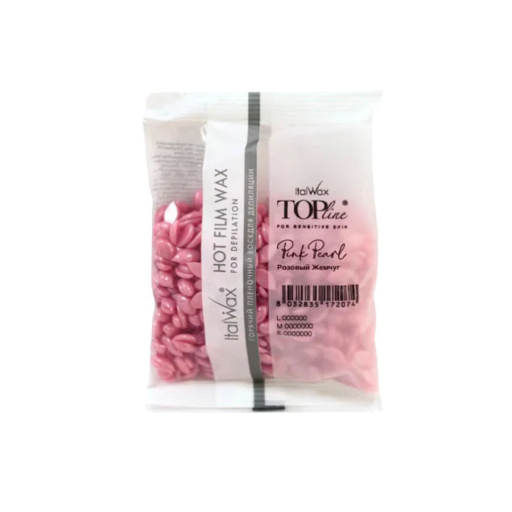 Italwax - Hard Wax Top Line Pink Pearl, Sample size - 100G